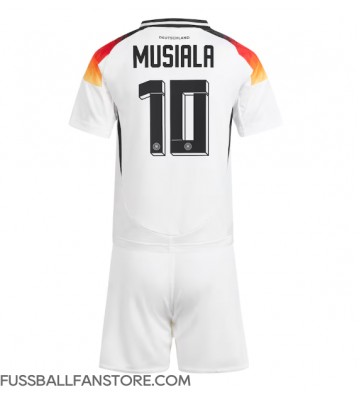 Deutschland Jamal Musiala #10 Replik Heimtrikot Kinder EM 2024 Kurzarm (+ Kurze Hosen)